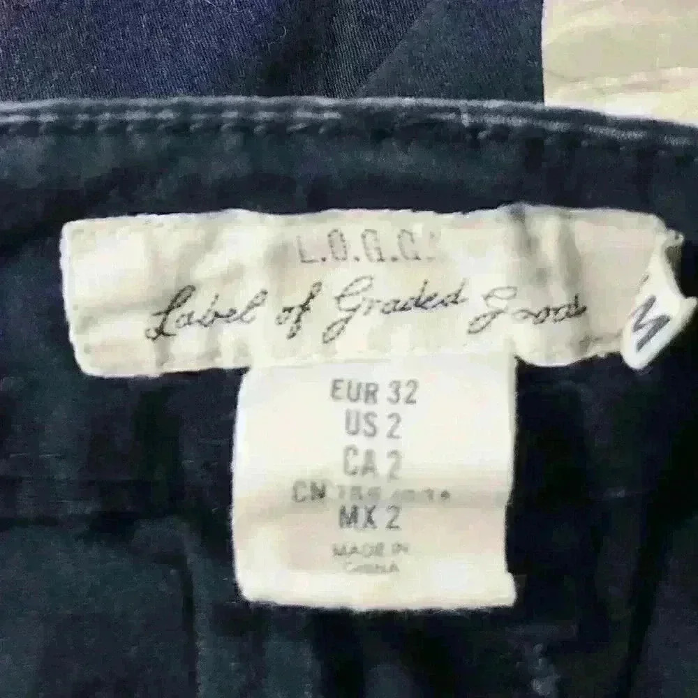 H&M Dark Blue Dress Pants LOGG - Picture 6 of 6